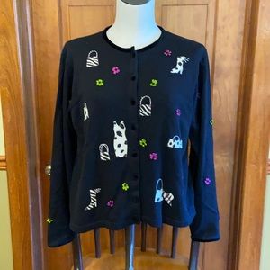 Marisa Christina VTG Cardigan size Large